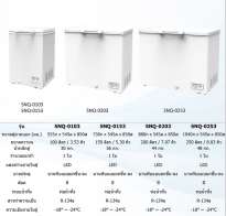 ตู้แช่แข็ง 1 ประตู / 1 Door / รุ่น SNQ-0203